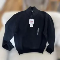 UNIQLO スフレヤーン　ハーフジップセーター