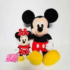 ミッキーマウス ミニーマウス ぬいぐるみ 2点セット