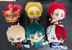 僕のヒーローアカデミア　ナムコ限定品　ちみっともぬい　ぬいぐるみ　全6種類セット