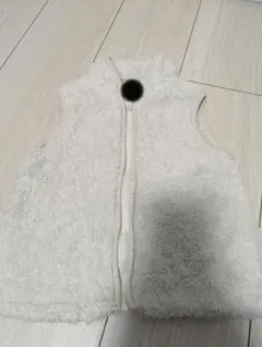 フリースベスト 100cm アイボリー