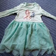 H&M エルサ プリント ワンピース 122/128