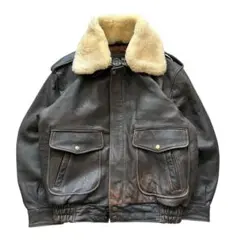 ビッグサイズ46 美品 USN COOPER 80s USA製 G-1 ブラウン ビッグサイズ46 美品 USN COOPER 80s USA製 G-1 ブラウン - メルカリ