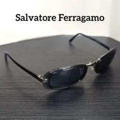 Salvatore Ferragamo スリムオーバルサングラス 度無しのサムネイル