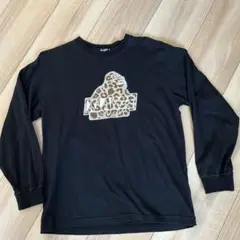 XLARGE レオパードプリント 長袖Tシャツ 140