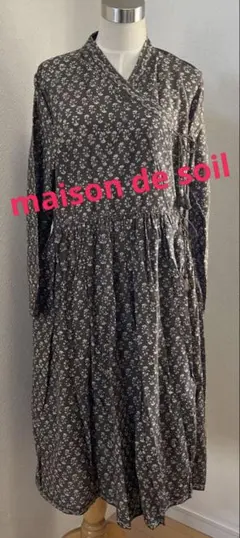 未使用品✨メゾンドソイル ウールシルク カシュクール ロングワンピース 2025年最新】maison de soil カシュクールの人気アイテム - メルカリ