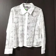 【新品タグ付】Ciaopanic レース長袖シャツ ホワイトのサムネイル