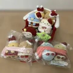 すみっコぐらし　クリスマスぬいぐるみセット　ペンギン？　2023 受注生産 Amazon.co.jp: すみっコぐらし『おうちのすみっコクリスマス』て