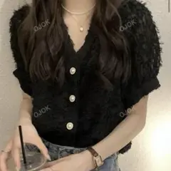shein パフスリーブシャツ