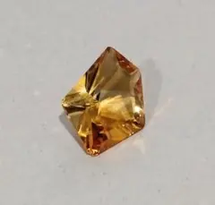 7.370ct 天然シトリン 特殊カット ルース ソーティング付き