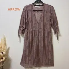 [タグなし新品] arrow 五分袖 レースカーデのサムネイル