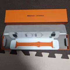 Apple Watch Hermes オレンジレザーバンド