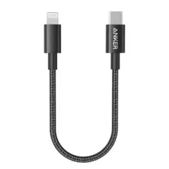 Anker ナイロン USB-C ライトニング USB iPhone 0.3m