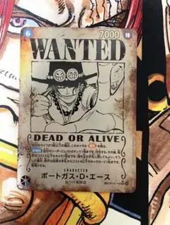 OP13-119 ポートガスDエース 手配書 secパラレル