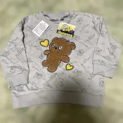 90cm ミニオン　ティム　サガラ刺繍　トレーナー　綿100% 新品未使用☆