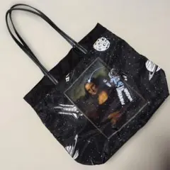 ZARA　トートバッグ　宇宙　モナリザ　飛行士　ブラック　ザラ　コスモのサムネイル