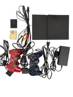 PS2 薄型SCPH-77000セット 【メモリーカード2枚付】