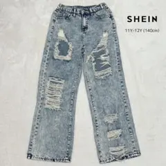 SHEIN ダメージデニム