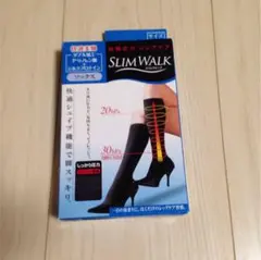 スリムウォーク☆ソックス☆快適美脚☆段階圧力☆M〜L☆ブラック☆日本製☆送料込み