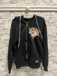 80's Harley-Davidson フルジップ パーカー Hanesボディ - メルカリ