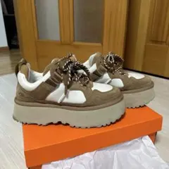 UGG アストロメル　ブラウン　厚底スニーカー　25cm