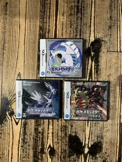 【おまけ有】ポケモンDSソフト3種盛り【おまけは箱だけ】
