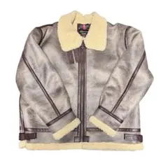 ALPHA INDUSTRIES B-3 フェイクムートンフライトジャケット