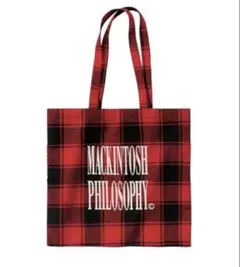 LEE リー付録 マッキントッシュ フィロソフィー 大人のチェック柄BIGトート
