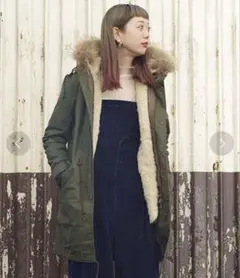 AMERICAN RAG CIE モッズコート Mサイズ オリーブ