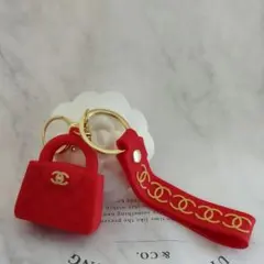 難有り　シャネル　ノベルティ　ミニバッグ型キーホルダー