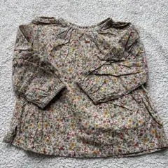 ZARA 小花柄長袖トップス　ブラウス　カットソー　　ザラキッズ　104