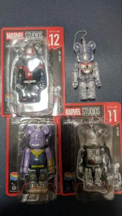 Happyくじ MARVEL　ベアブリック賞　4個セット