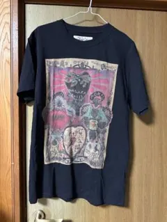 グラフィックプリント Tシャツ 黒