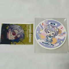 パラライ Paradox Live 棗リュウ クリカ コースター 2点セット