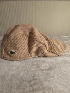 LACOSTE ハンチング ベージュ ニット