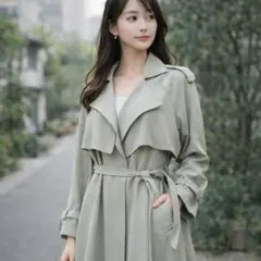 【新品未使用】ロングコートトレンチ　アウター