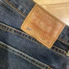Levi's 505 ダークブルー ジーンズ W33 L32