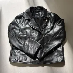 【ZARA】フェイクレザージャケット ライダース