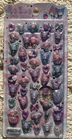 うるちゅるポップシール　マイメロクロミ