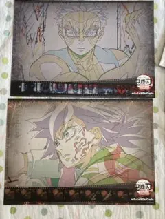 鬼滅の刃　マチアソビカフェ　ランチョンマット　冨岡、猗窩座