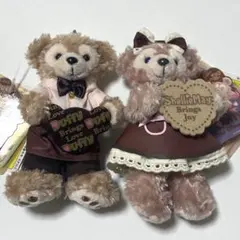 ダッフィー シェリーメイ バレンタイン スイートダッフィー ぬいぐるみバッジ