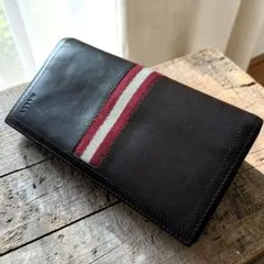 フルラ 長財布 ラウンドファスナー オーガナイザー ネイビー ブラウン 