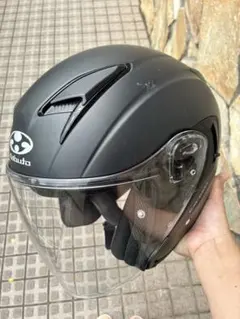OGK Kabuto EXCEED ジェットヘルメット マットブラックのサムネイル