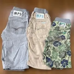 MPS ハーフパンツ ３点 120cm
