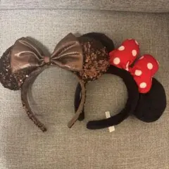 【まとめ売り】ディズニー　ミニー　カチューシャ ２個セット