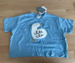 futafuta アヒル さがら刺繍　Tシャツ　95cm
