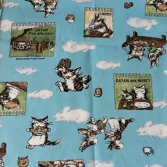 【値下げ】猫のダヤン 綿生地
