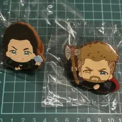 アベンジャーズ マーベル marvel ラバークリップ　マイティ・ソー　ロキ