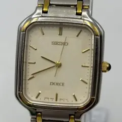 稼働 電池新品 seiko dolce セイコー ヴィンテージ レクタンギュラー