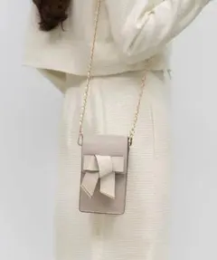 RANDA リボンベルトミニショルダーバッグ　フォンショルダー