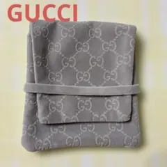 GUCCI GG柄 スエード調 ポーチ ケース